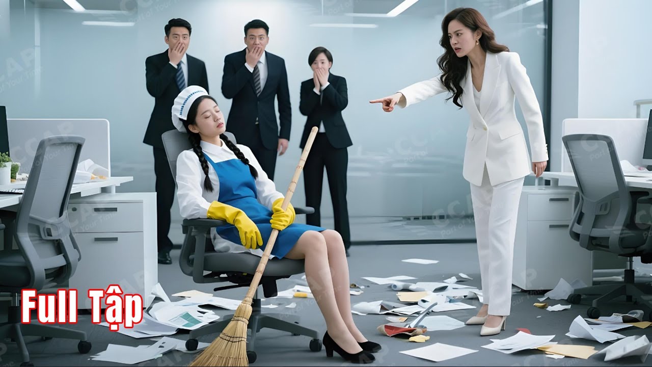 Cô gái lao công bị đám nhân viên cậy quyền bắt nạt, nào ngờ lại là Vợ Tổng Tài giả dạng để thử lòng