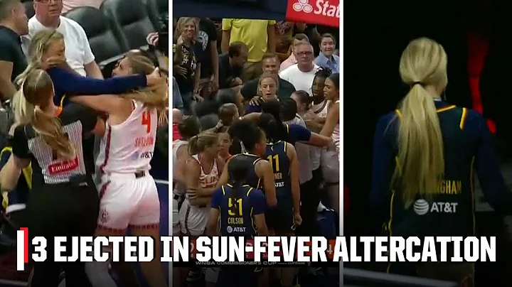Sophie Cunningham, Jacy Sheldon EJECTED as tensions boil over 👀 | WNBA on ESPN