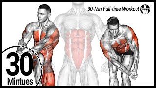 30-Min! Standing Abs Workout ➜ Belly Fat Disappears, Only Abs Remain.