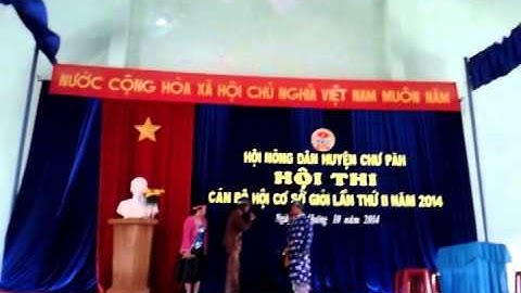 Hội thi cán bộ cơ sở giỏi xã hòa phú