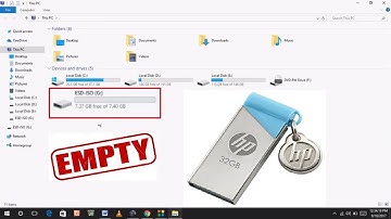How to Fix Pen Drive Empty Issue Even the Drive is full in Windows