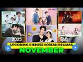Upcoming Dramas in NOVEMBER (Mx Player) 2025| Upcoming Korean Chinese Drama On MX Player | Mx Player