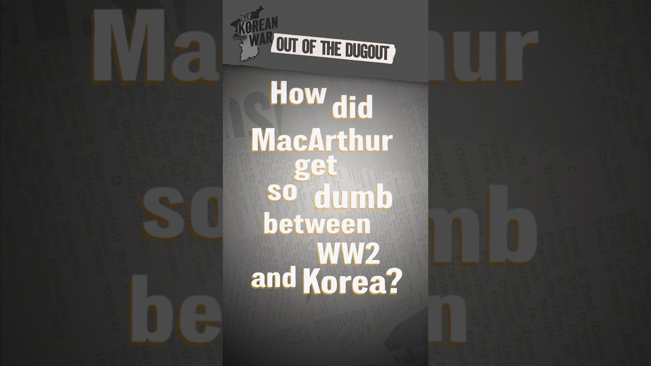 MacArthur: WW2 Genius, Korea Disaster – What Happened? #OOTD #shorts