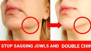 Amazing massage to get rid of sagging jowls and double chin and get young defined jawline
