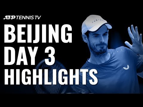 Murray And Thiem Set Quarter-Final Clash; Khachanov And Fognini Win | Beijing 2019 Highlights Day 3