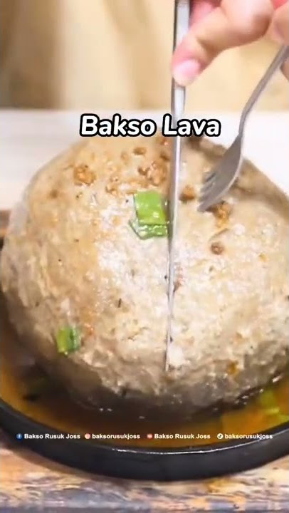 BAKSO FAVORIT KALIAN MANA NIH BAKSO LAVA/ BUAYA ? | Bakso Rusuk Joss #shorts