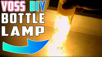 D.I.Y Voss water bottle Desk Lamp