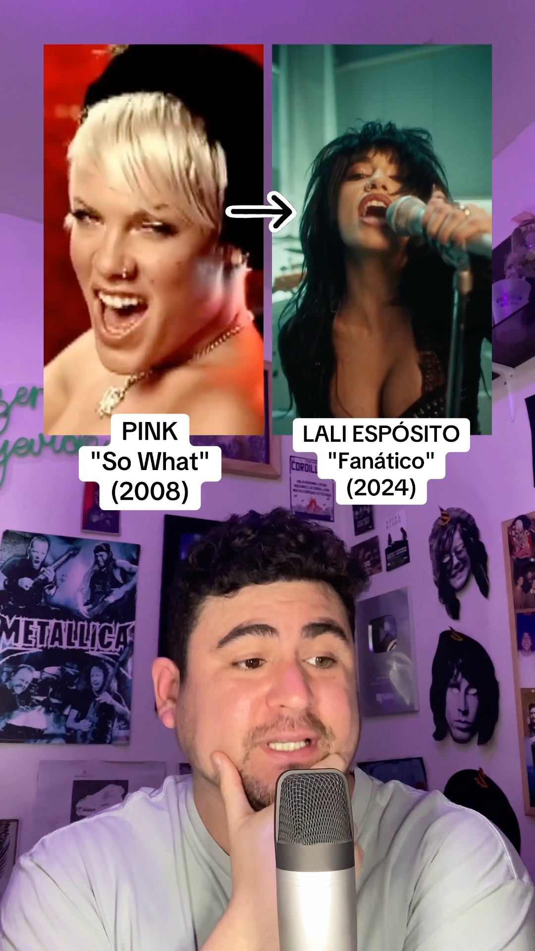 PINK Y LALI ESPÓSITO - Fanático: ¿De dónde me suena esta parte? ??