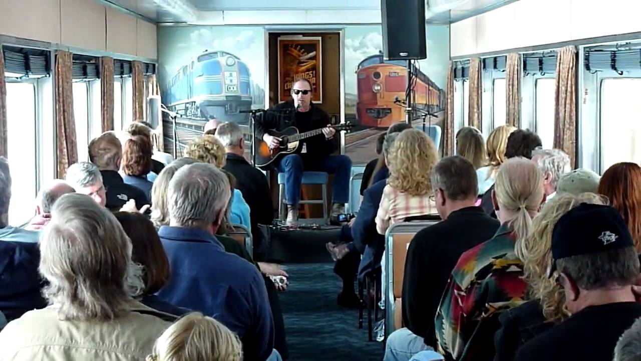 Thad Beckman sings Pretty Little Song on a train - YouTube
