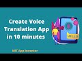 How to make voice translator app in MIT App inventor [ Translator App ]