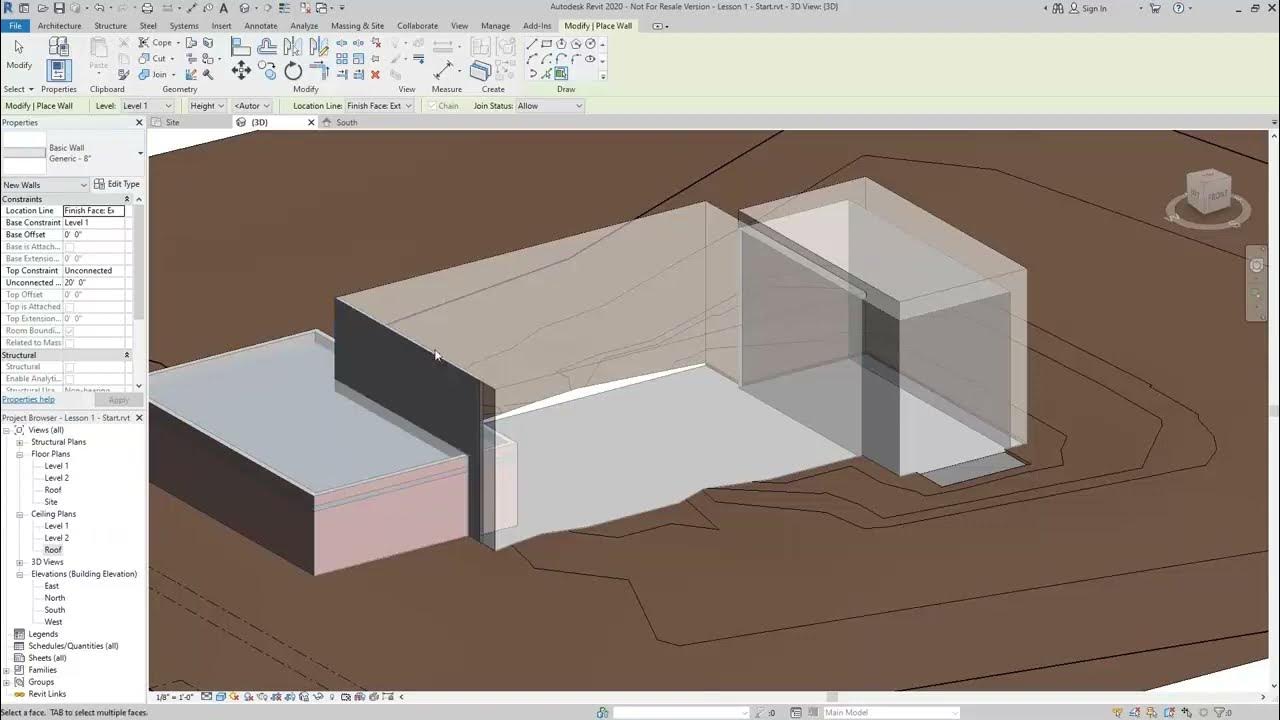Revit Architectural total control: Design modeling - YouTube