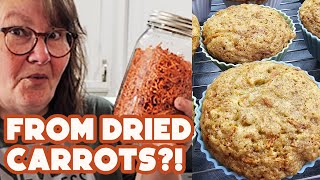 Transform Your Dehydrated Carrots Into Yummy Muffins  Here's How!