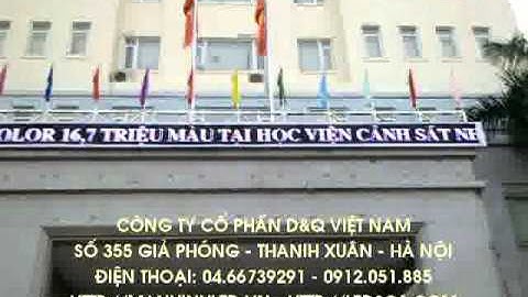 Cung cấp, lắp đặt màn hình LED fullcolor ngoài trời - trong nhà giá rẻ nhất