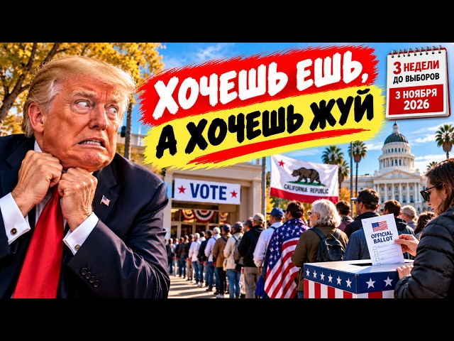 3 недели до выборов 3 ноября 2026 года. И как там?