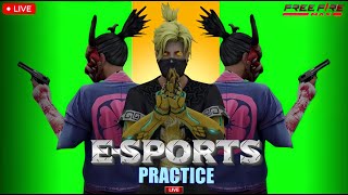 E-SPORTS TOURNAMENT PRACTICE LIVE 😱 | #LIVE #FREEFIRE