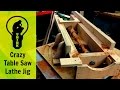 HOLY COW IT WORKED! Table Saw Lathe Jig! HOLY COW IT WORKED! Table Saw Lathe Jig!