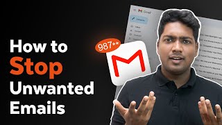 How to Stop Unwanted Emails | Unsubscribe Emails in Gmail screenshot 2