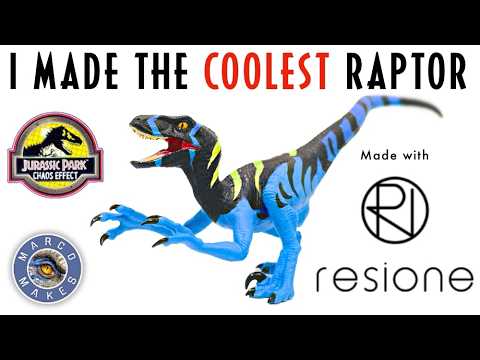 I Made A Chaos Effect Raptor Alpha With Resione Cl-th - The Most Colourful Resins I've Ever Seen