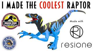 I Made A Chaos Effect Raptor Alpha With Resione Cl-Th - The Most Colourful Resins Ive Ever Seen