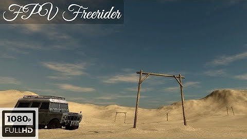 FPV drone - FPV Freerider | Track: Desert - Race time 27 sec (3 laps)