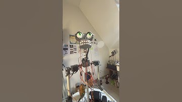 Testing a real animatronic #animatronics #robot #animatronictakover #3dprinting #anorrobotics #fnaf