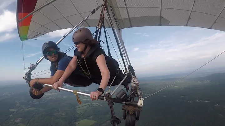 Pamela Roberson Tandem Hang Gliding at LMFP   HD 1...