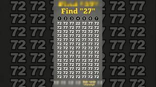 Test Your COGNITIVE Brain Power SkillsWith This Fast Number Game!#shorts #youtubeshorts