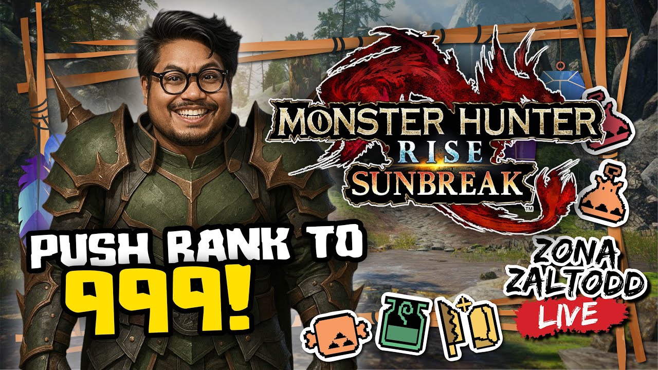 【 Monster Hunter Rise 】MARI BER-AUGMENTASI RIA!