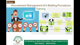 Training on E-Bidding, Procurement, and Construction Contract Management day 2