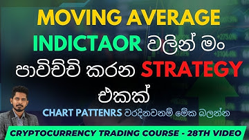 Moving Avarage වලින් trading වලට  Stratergy එකක්  | SINHALA | Indicator | 28th Video