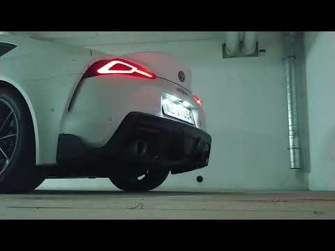 Toyota GR Supra   dźwięk silnika i wydechu