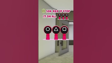 SQUID GAME DALGONA CHALLENGE #shorts #roblox