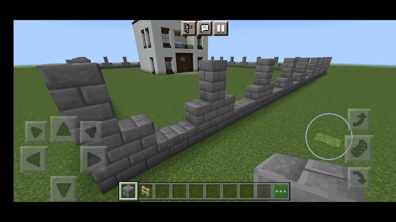 Постройка забора для дома в Minecraft. 4 часть - YouTube