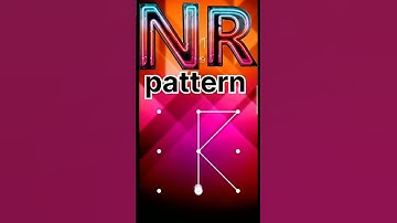 N❤️R pattern lock #shorts #trding #trending #viral #vitalstudios #ytshorts