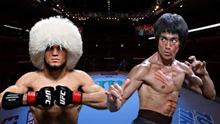 BRUCE LEE VS UMAR NURMAGOMEDOV 😱🔥*SAMBO*(EA SPORTS UFC 4) UFC KNOCKOUTS | 4K UHD | BRUCE LEE FIGHT