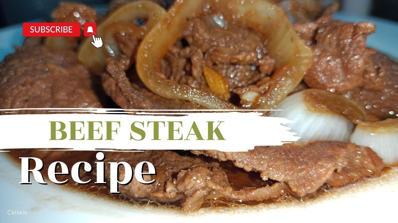 PAANO MAGLUTO NG BEEF STEAK RECIPE PINOY TASTE#lutongbahay # ...