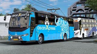 Bus Driving Game With Indian Sleeper Bus Mods Asian Xpress Capella Indian Bus Simulator 2020