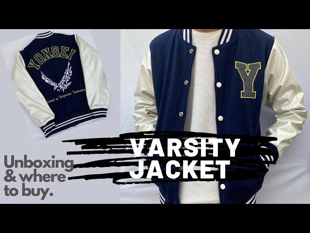 How to sew patches on the sleeve of a letterman jacket! 