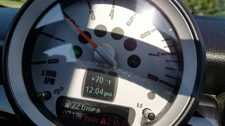 R56 mini rmp's speed after aluminium flywheel