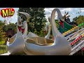 Attraction Flying Swans 🎠🎢🎡 Cool amusement Park Ride