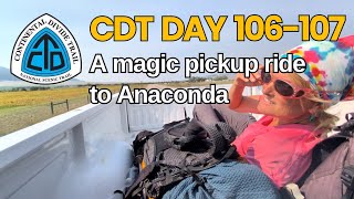 CDT Day 106-107 A magic pickup ride to Anaconda 