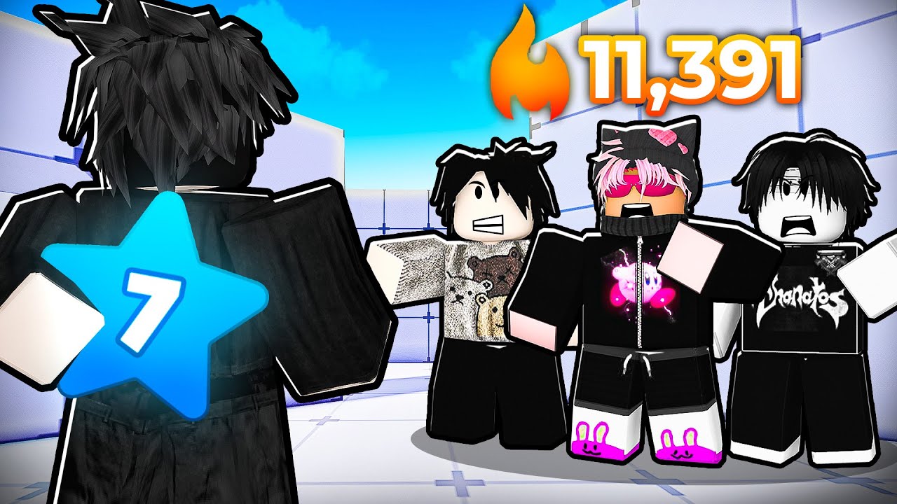 5 PROS vs 1 SECRET NOOB..(Roblox Rivals)
