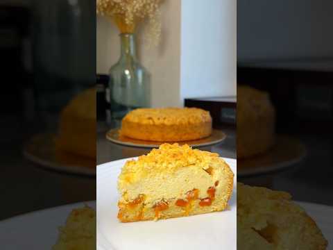 Творожный пирог с курагой. #рецепты #рецепт #вкуснодома #еда