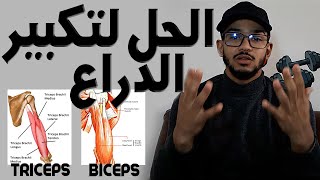 كيفاش تكبر عضلات الدراع مع الشرح المبسط / BICEPS & TRICEPS 