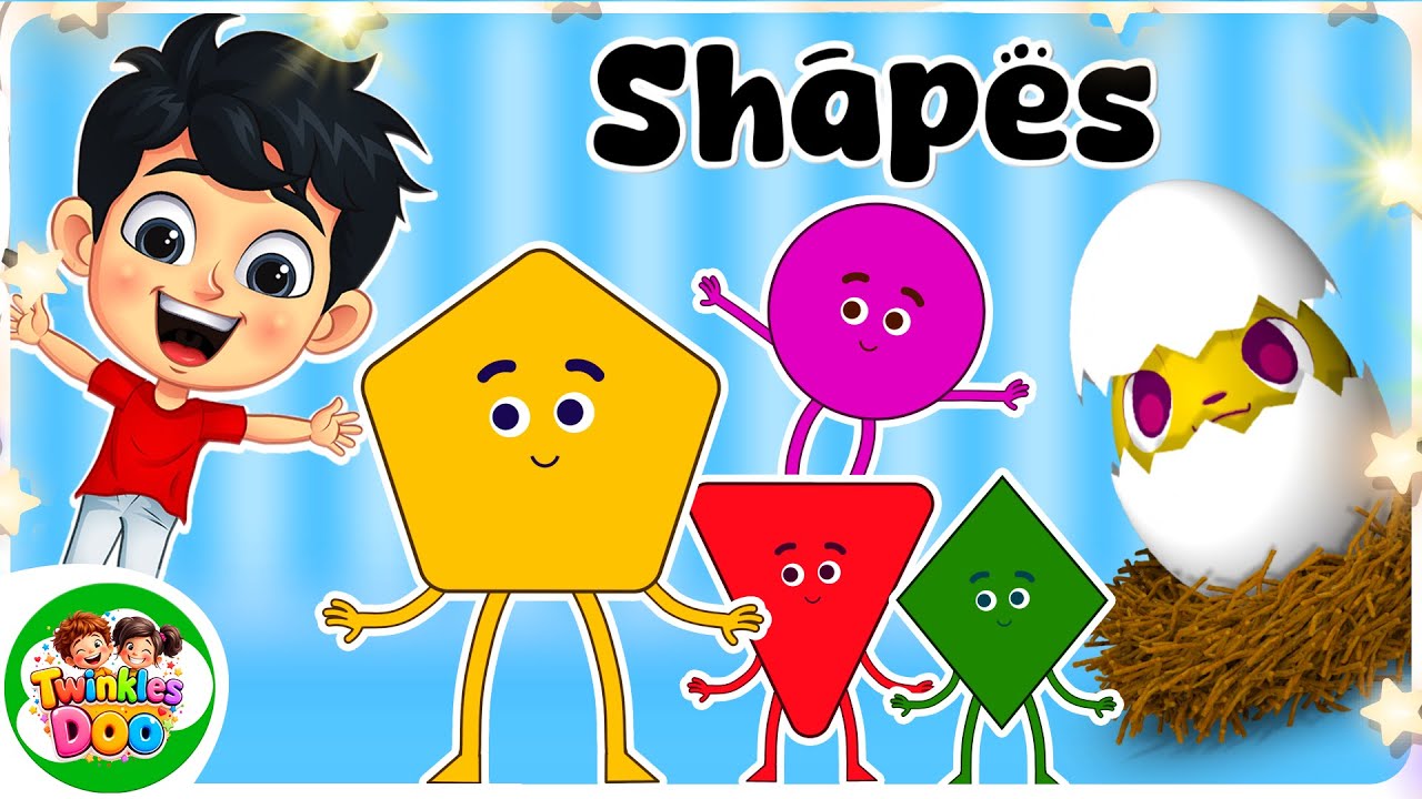 Learn Shapes 🔺🔵🟥 | Toddler Learning Videos For Kids | Baby Learning ...