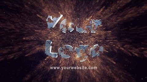 Create a Golden Particles Logo Intro Video - MakeWebVideo.com