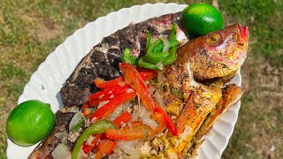 Jerk Grilled Red Snapper