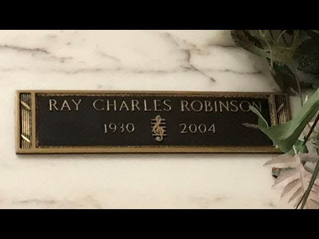 FAMOUS GRAVE TOUR: Visiting Singer Ray Charles' Crypt In Inglewood Park Cemetery, In Inglewood, CA