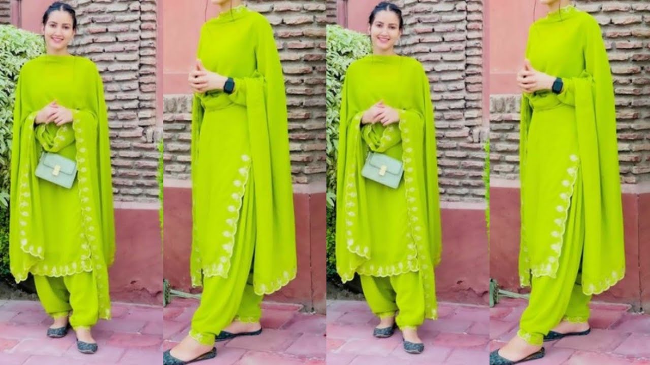 Admyrin Parrot Green Chanderi Latest Designer Party Wear Salwar Suit at Rs  1499.00 | Ladies Salwar Suits | ID: 2849613165888