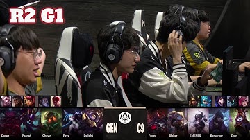 GEN vs C9 - Game 1 | Round 2 LoL MSI 2023 Main Stage | Gen.G vs Cloud 9 G1 full game